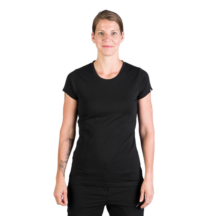 Tricou din bumbac pentru femei Sheila, Negru