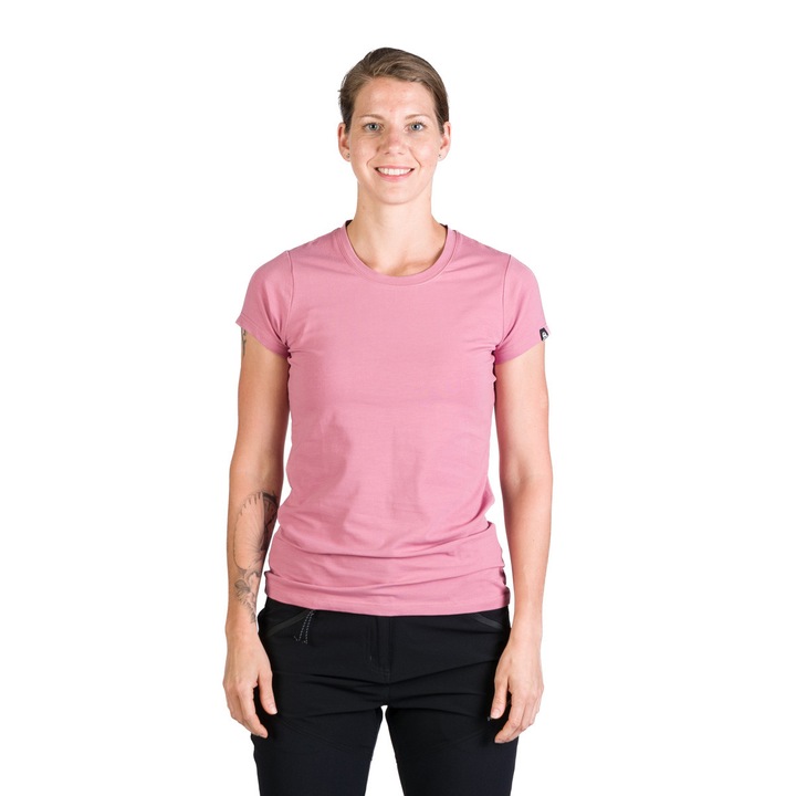 Tricou din bumbac pentru femei Sheila, Roz