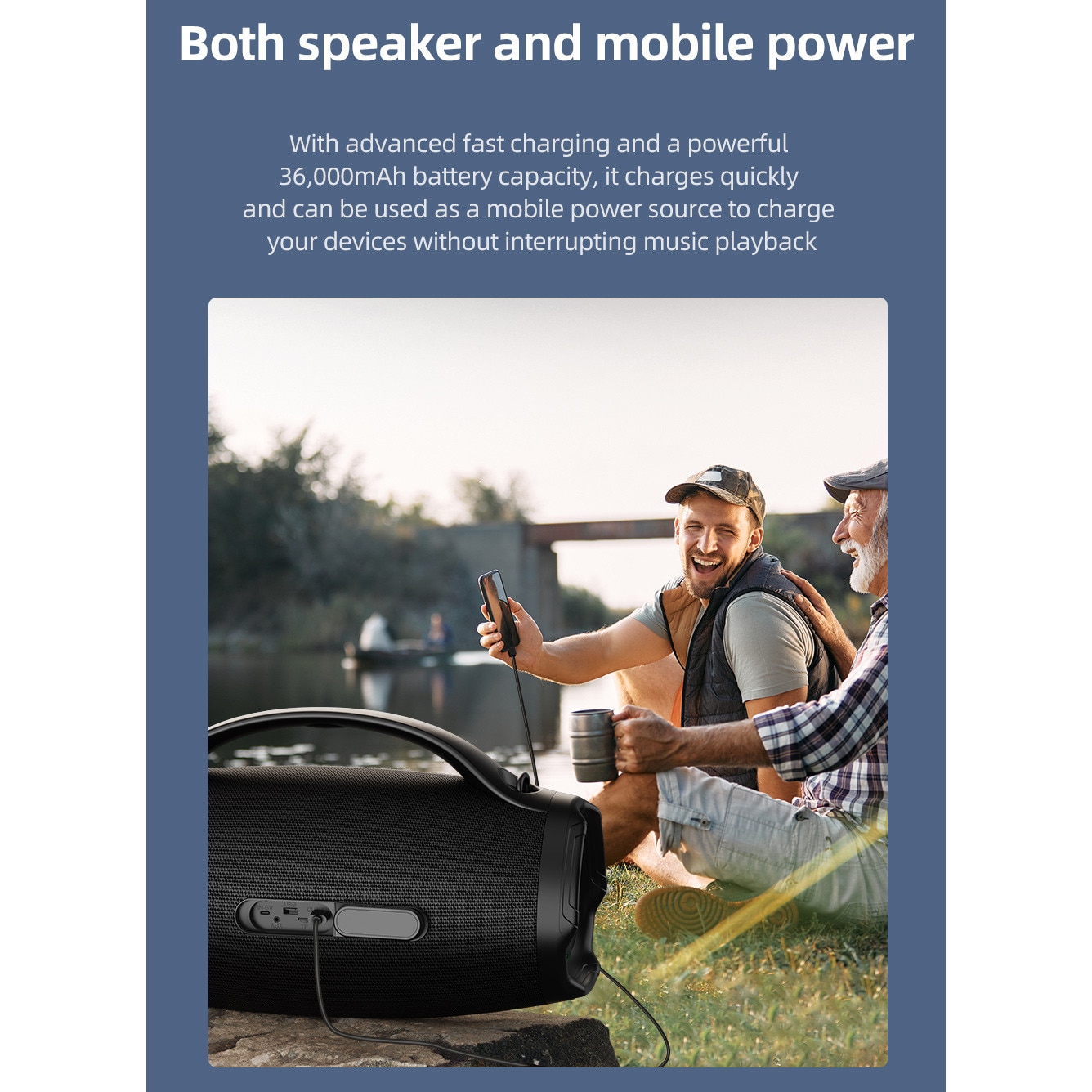 Boxa Portable Bluetooth Exterior, 150W - ZEALOT S98 Nou