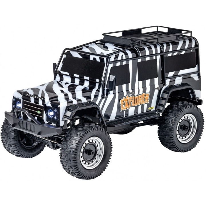 RC Land Rover Defender Safari 1:8 modellautó, proporcionális vezérlés, ütésálló karosszéria, többszínű