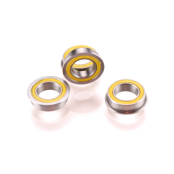 Mingi Revolution Design set 4 bucati, rulmenti cu bile 6x10x3mm, ABEC5, cu capac metalic si capac din cauciuc