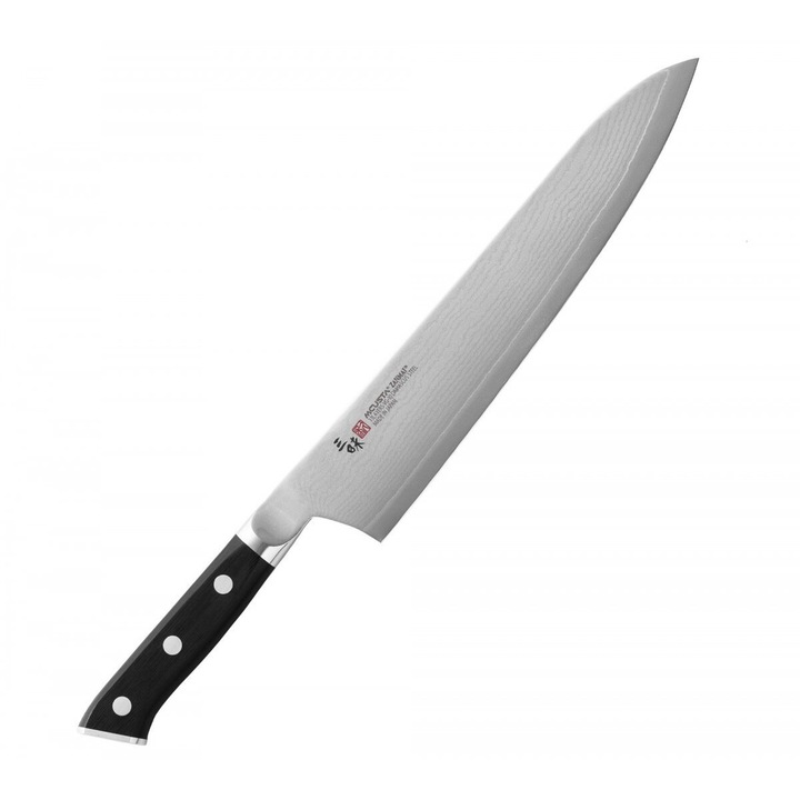 Cutit de bucatar Mcusta Zanmai Classic, 24 cm, 33 straturi otel VG-10, maner din lemn