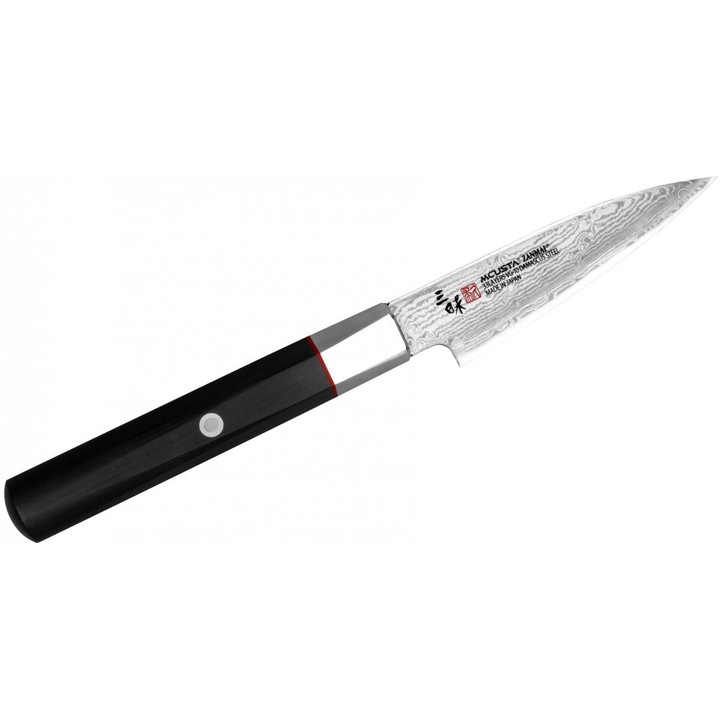 Cutit de curatat Mcusta Zanmai Splash, lama 9cm, otel VG-10, maner lemn, 21.2cm