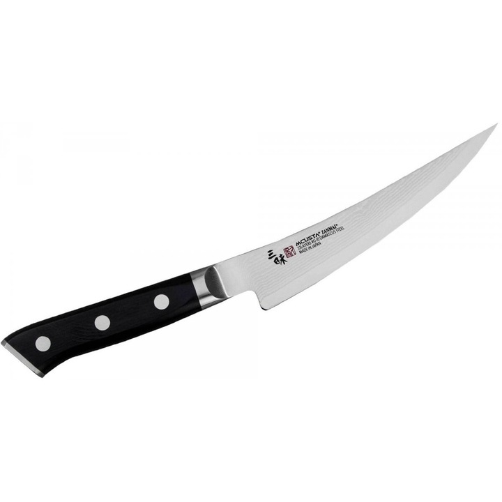 Cutit Mcusta Zanmai Classic Damascus, lama 16.5cm, lemn Pakka, 33 straturi otel, 29.5cm