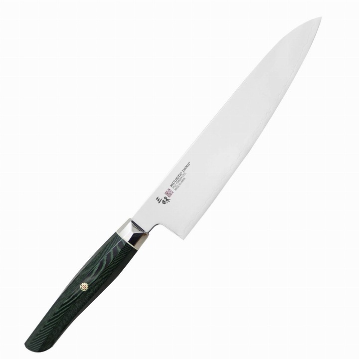 Cutit de bucatarie Mcusta Zanmai Gyuto, lama 21cm, otel SPG2, maner lemn, 36x4.5cm