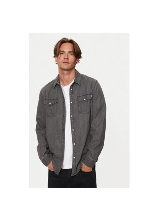 Férfi ing, Pepe Jeans, 304415746, Pamut, Szürke, Szürke, XL