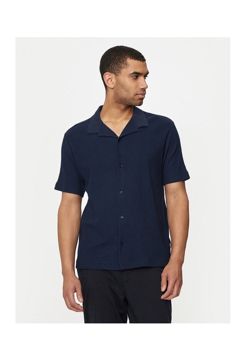 Camasa barbati BOSS, bleumarin, bumbac, L INTL