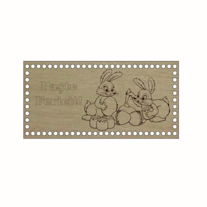 Baza Crosetat, Lemn, 30x15 cm, M43