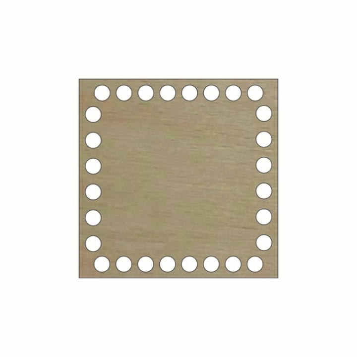 Baza Crosetat, Lemn, 12 cm, M66