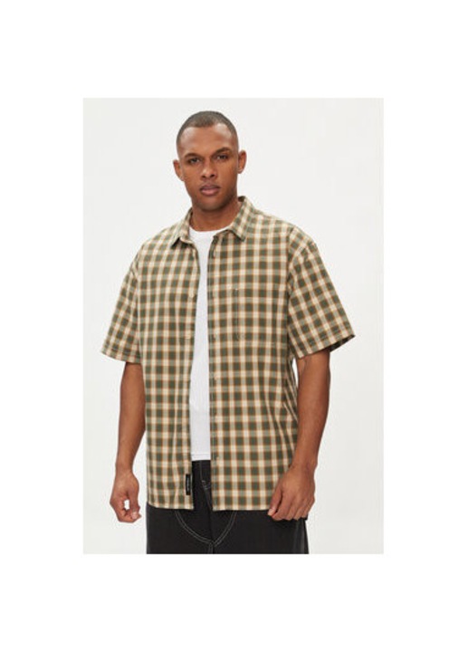 Férfi ing, Vans, 303841058, Pamut, Bézs, Bézs