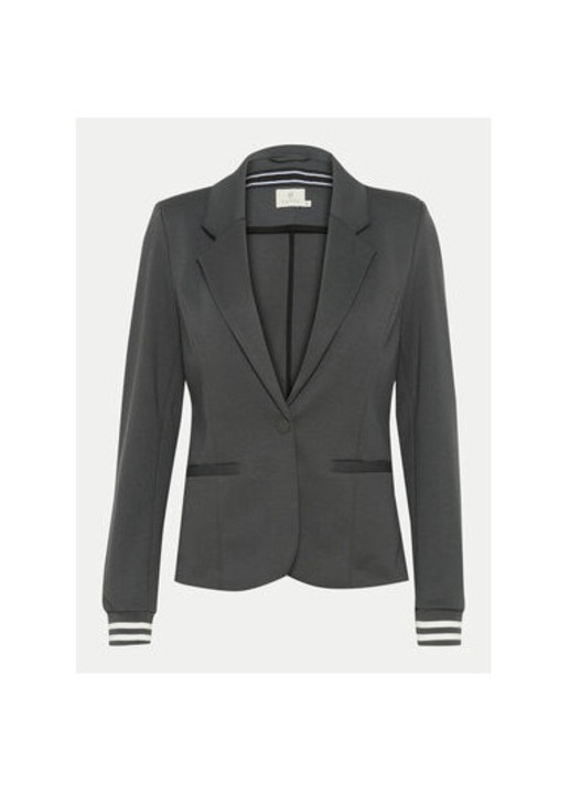 Дамско яке, Kaffe, 304753251, Рециклиран полиестер/вискоза, Сив, Сив