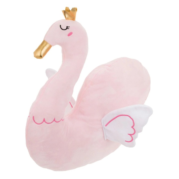 Perna Decorativa Lebada Roz 35x35cm