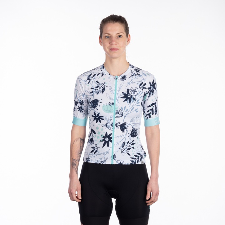 Noi kerekparos mez teljes cipzarral Margaret, Virágos