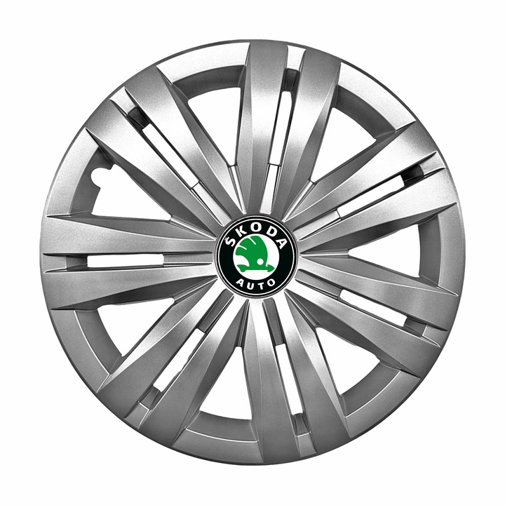 Set 4 Capace Roti R16 AutoSSF ®, Potrivite Jantelor de 16 inch, pentru SKODA, Model 427