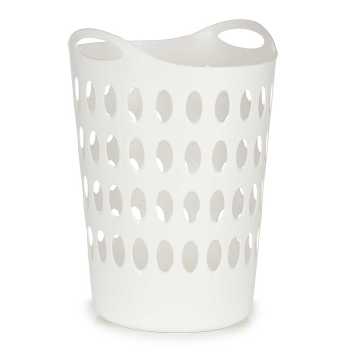 Cos de rufe elastic, KIPIT, FLEXI, 50 l, alb