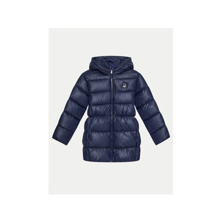 Geaca fete, United Colors Of Benetton, 304268625, Nylon, Albastru, Albastru, 168 CM