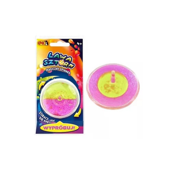 Spinner Lawa Sztorm, interaktív játék, vizuális effektek, sokszínű, gyerekeknek és felnőtteknek