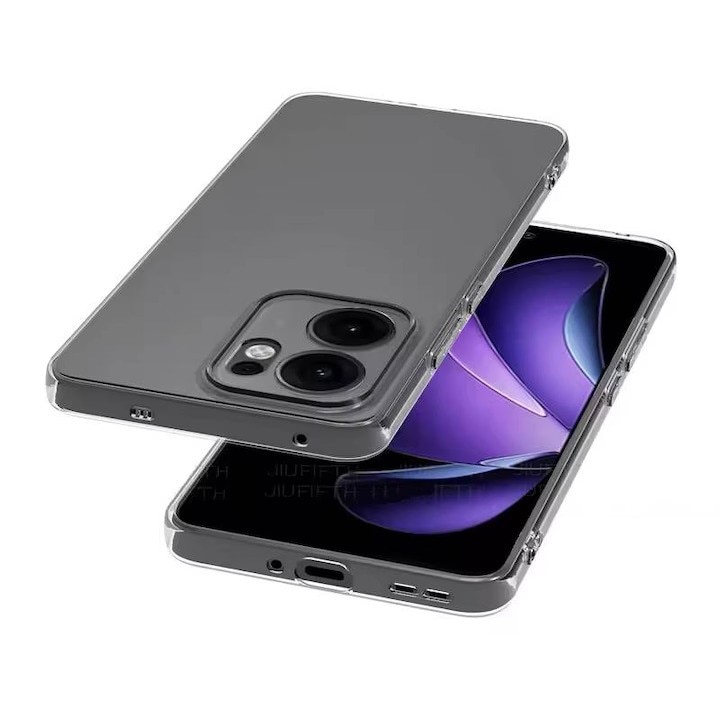 Husa Soft TPU compatibila cu Oppo Reno 13F, 13FS, Transparent