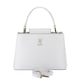 Geanta din piele naturala cu maner B-8950 119, Alb Alb