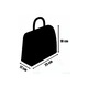 Geanta din piele naturala cu maner B-8950 119, Alb Alb