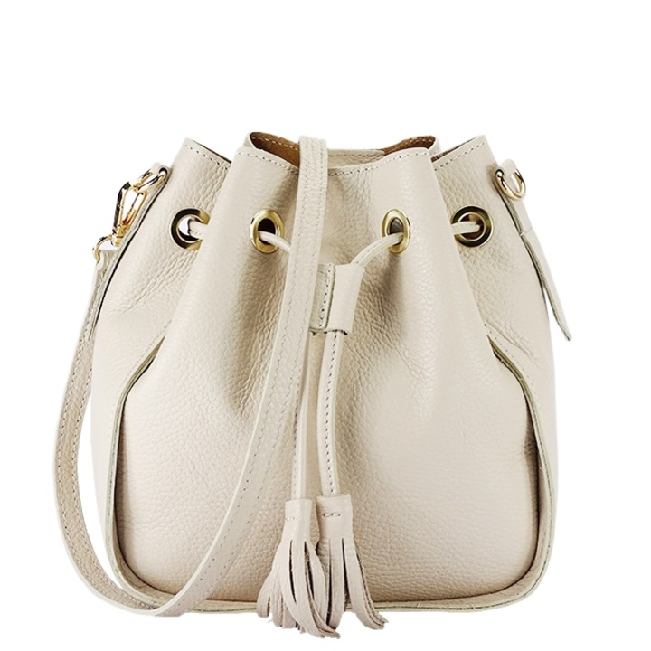 Geanta bej din piele naturala 1110 125 Bej