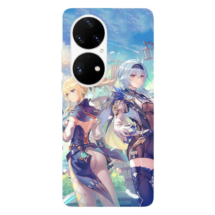 Husa telefon compatibila cu Honor 200 Pro, Viceversa, model Genshin Impact, Silicon, TPU