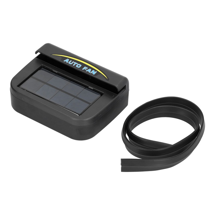 Hordozható autó szellőző, napenergiával működő, páramentesítő funkció, általános modellekhez, növeli a légkondicionáló hatékonyságát, könnyű és hordozható