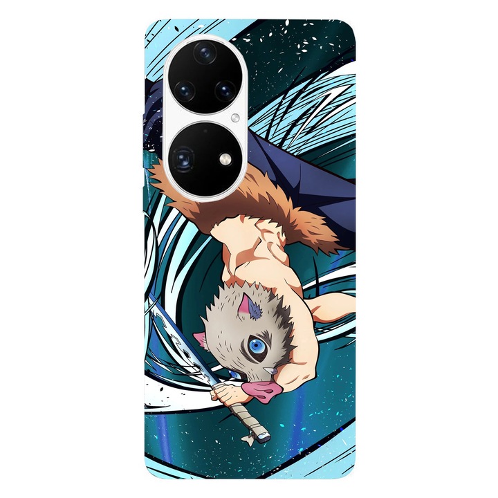 Калъф за телефон, съвместим с модел Honor 200 Pro, Viceversa, Inosuke Hashibira slash Demon Slayer, силикон, TPU