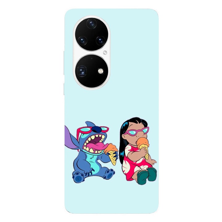 Honor 200 Lite, Viceversa, Icecream Time Lilo & Stitch modellel, szilikonnal, TPU-val kompatibilis telefontok