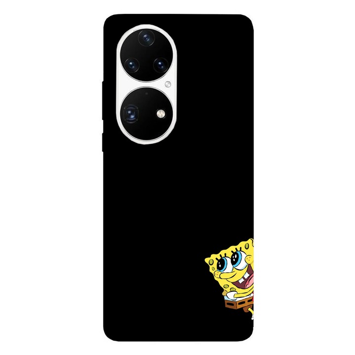 Husa telefon compatibila cu Honor 200 Pro, Viceversa, model Hi am Spongebob, Silicon, TPU