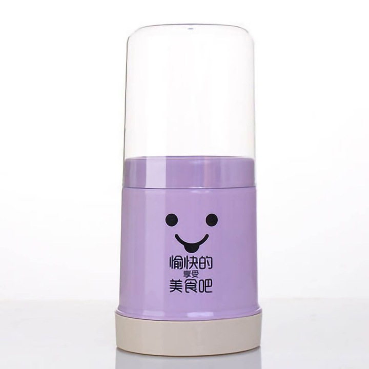 Evőeszköz állvány, Enforose, lila, ökológiai műanyag, kivehető talppal, porvédővel