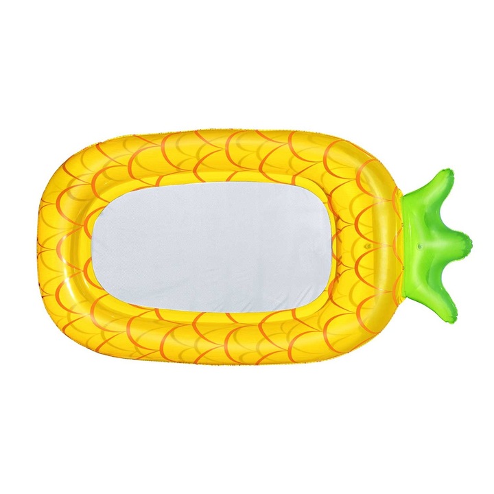 Bestway Pineapple felfújható matrac, 186x112cm, PVC, 75kg, javítófoltokkal