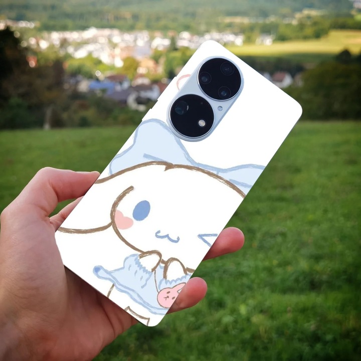 Husa telefon compatibila cu Honor 200 Pro, Viceversa, model Sweet Cinnamoroll Hello Kitty, Silicon, TPU
