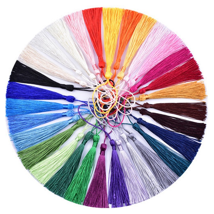 Set 60 Pcs Ciucuri pentru Marcaje, Enforose, Material Matasos, Culori Asortate, 8x5cm