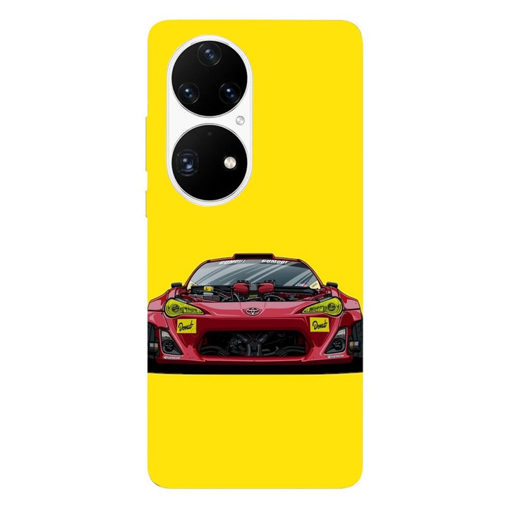 Калъф за телефон, съвместим с модел Honor 200, Viceversa, Toyota GT86 Racing, силикон, TPU