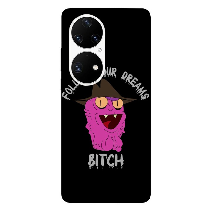 Husa telefon compatibila cu Honor 200, Viceversa, model Follow YOur Dreams Rick and Morty, Silicon, TPU