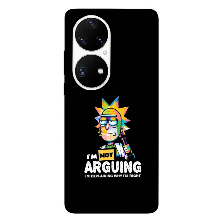 Husa telefon compatibila cu Honor 200 Smart, Viceversa, model Im not arguing Rick, Silicon, TPU
