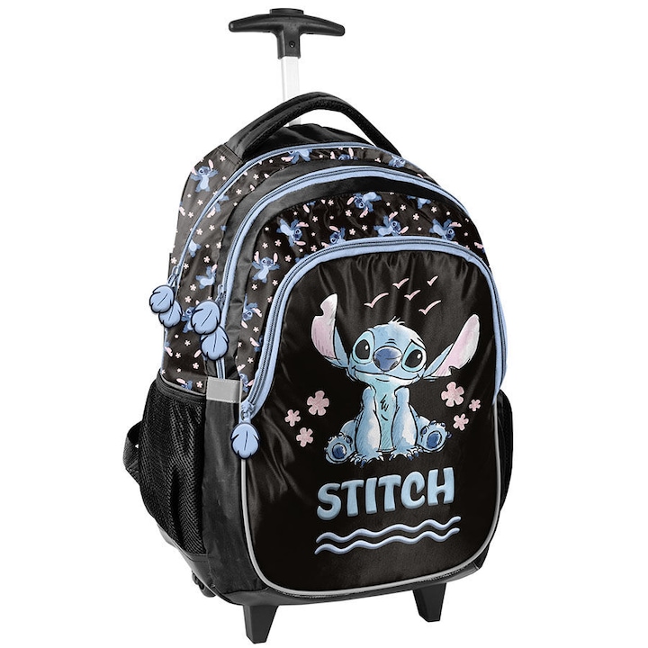 Ghiozdan Tip Troler pentru scoala Pas, Lilo & Stitch, multicolor