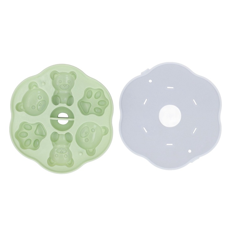 Форма за торта Enforose, екологичен силикон, 6 кухини, устойчива на температура -40 до 230 градуса по Целзий, многократна употреба, лесна за почистване