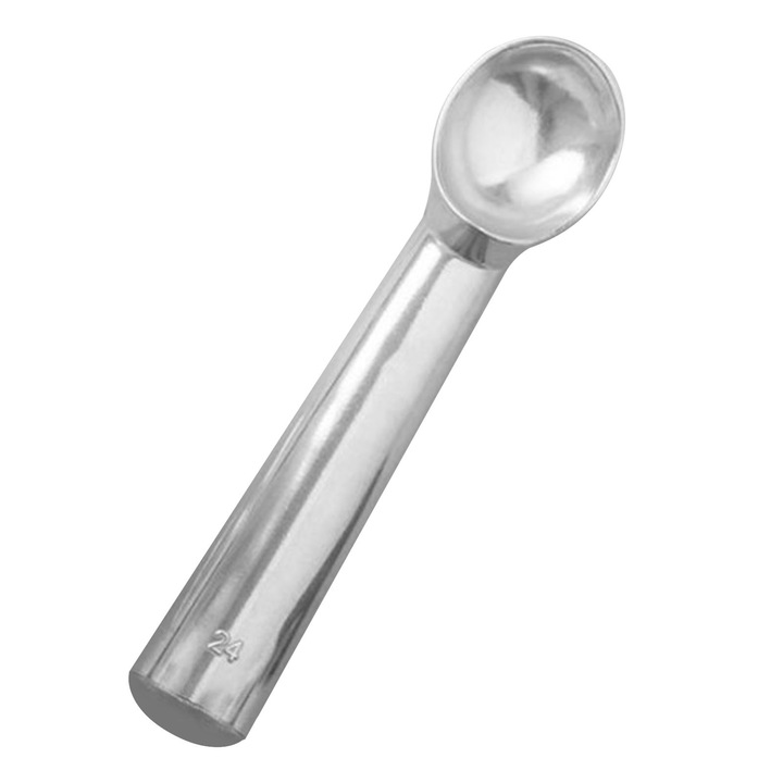 Cuva inovatoare pentru inghetata, maner ergonomic din otel inoxidabil anti-inghet si design antiaderent pentru formarea usoara a mingii de inghetata