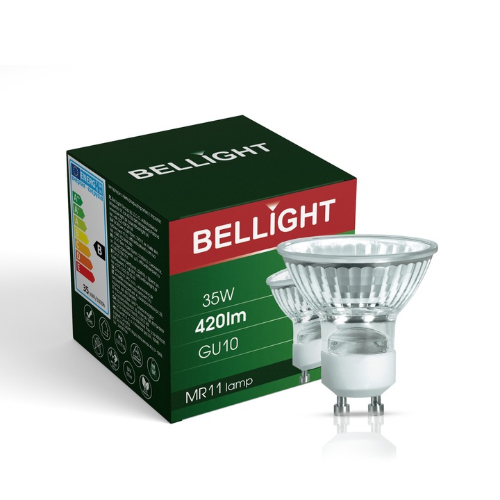 Халогенна крушка BELLIGHT MR11 GU10 35W 195lm 35mm