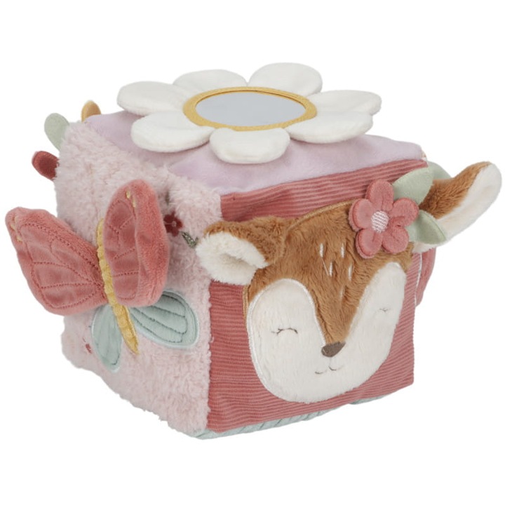 Cubica activizanta Fairy Garden, Little Dutch, 14x14x14cm, 100% poliester