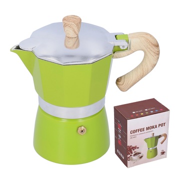 Espressor, 150ml, capacitate, design italian clasic, capac transparent, maner ergonomic, aluminiu de calitate Espressor, 150ml, capacitate, design italian clasic, capac transparent, maner ergonomic, aluminiu de calitate