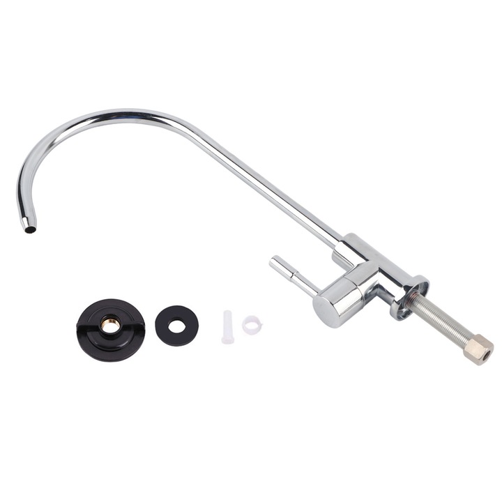 Санитарен смесител TNEAYWHE, Елегантен дизайн, Лесен монтаж, Пестене на вода, За системи за филтриране, Неръждаема стомана