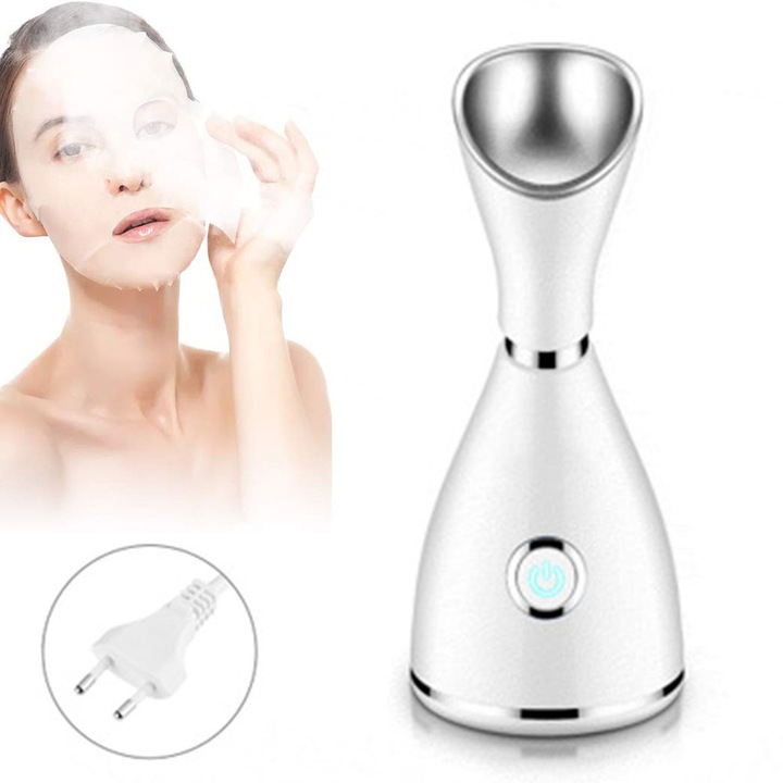 Vaporizator facial cu curatare profunda, cu design multifunctional, umidificator nano ionic pentru o piele radianta Enforose