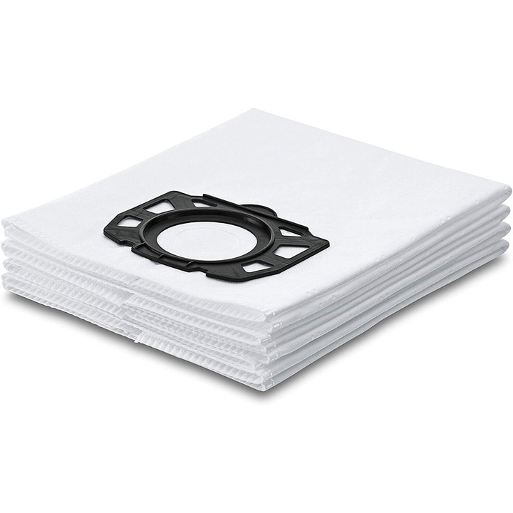 Set 4 saci filtranti din microfibra Enforose pentru aspiratoare multifunctionale umede si uscate WD 4, WD 5, WD 6, 4290, 5200 M, 5300 M, 5600 MP