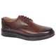 Pantofi barbati, casual, din piele naturala, maro, RSY2M, Marimea 38