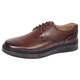 Pantofi barbati, casual, din piele naturala, maro, RSY2M, Marimea 38