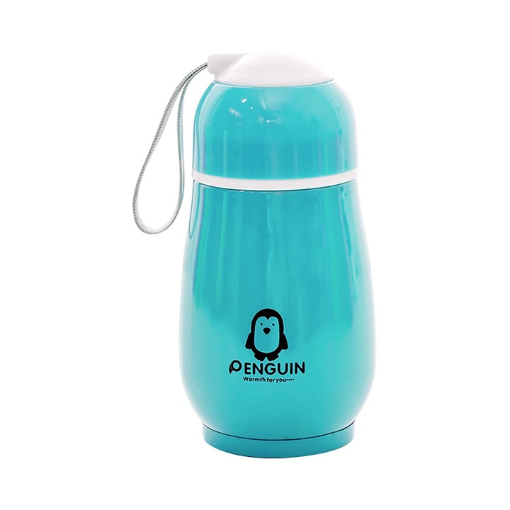 Cana termos izoterma, 180ML, dublu perete, portabila pentru copii