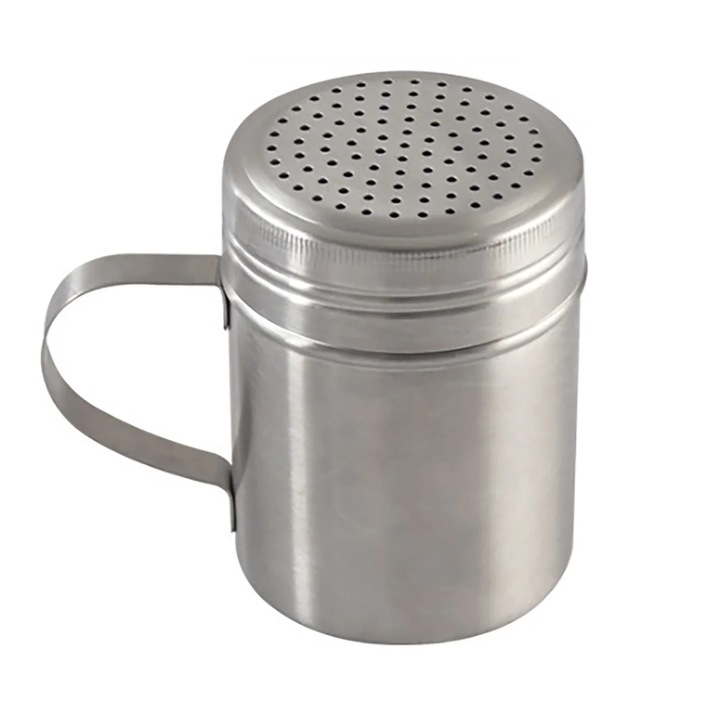 Dozator condimente, 10 oz, inox, capac, maner, multicolor